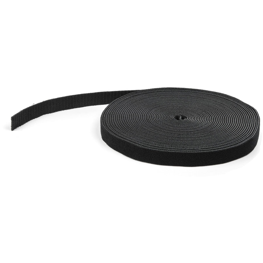 StarTech HKLP50 Hook-and-Loop Cable Management Tie - Fabric - Black