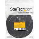 StarTech HKLP50 Hook-and-Loop Cable Management Tie - Fabric - Black