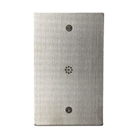 Hanwha HNW-SS-806 Line Level Wall Mounted Microphone, Stainless Steel