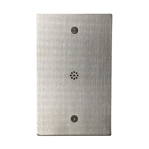 Hanwha HNW-SS-806 Line Level Wall Mounted Microphone, Stainless Steel