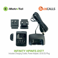 Infinity D577 UCX DECT VoIP IP RUGGED Shock Proof Handset 2" LCD 17Hr Talk Time