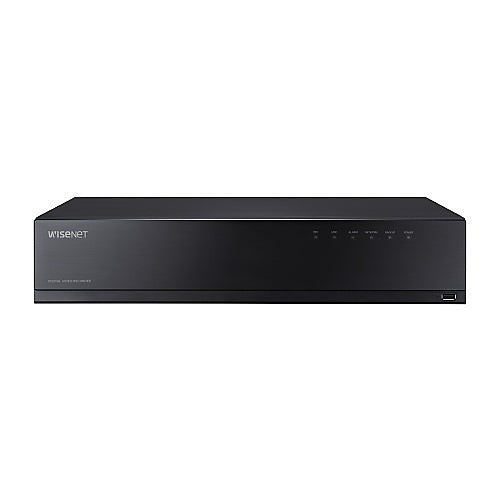 Hanwha HRX-1635-12TB 16-Channel Pentabrid DVR, 12TB, SATA HDD, Black