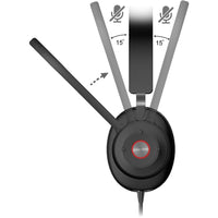 Cyber Acoustics HS-2000 Essential USB Computer Headset - Stereo - USB Type A
