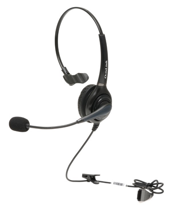Ovis HS72-YEL Single Ear Headset w QuickDisco Cable for Avaya Cisco Panasonic
