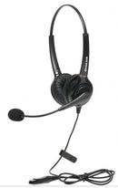 Ovis HS84-YEL Dual Ear Headset w QuickDisconnect Cable for Avaya Cisco Panasonic