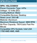 Lian-Li HSLCD36NW Hydroshift LCD 360 AIO Liquid Cooler (White)