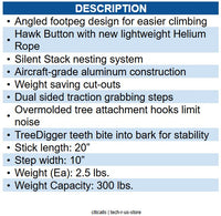 Hawk HWK-HCS20-4 Helium Climbing Stick 20in (4 Pk)