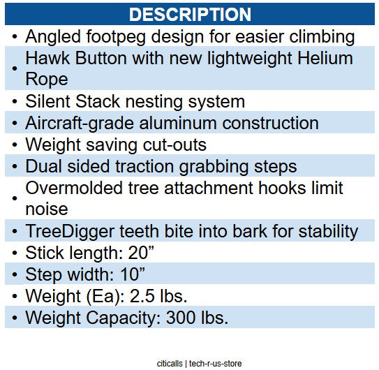 Hawk HWK-HCS20-1 Helium Climbing Stick 20in (1 Pk)