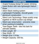 Hawk HWK-HCS30-3 Helium Climbing Stick 30in (3 Pk)