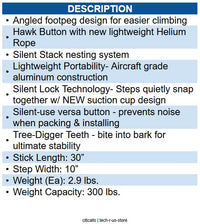 Hawk HWK-HCS30-3 Helium Climbing Stick 30in (3 Pk)