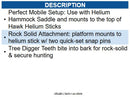 Hawk HWK-HHSP HAWK HELIUM HAMMOCK SMALL PLATFORM
