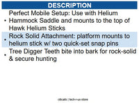 Hawk HWK-HHSP HAWK HELIUM HAMMOCK SMALL PLATFORM