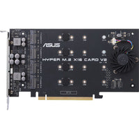 ASUS HYPER M.2 X16 CARD V2 PCIe 3.0 X4 Expansion Card V2 Supports 4 NVMe M.2