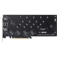 ASUS HYPER M.2 X16 GEN 4 CARD PCIe 4.0 X4 Expansion Card Supports 4 NVMe M.2