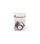 ICC ICC-IC107B5FWH MODULE- F-TYPE- NICKEL PLATED- WHITE
