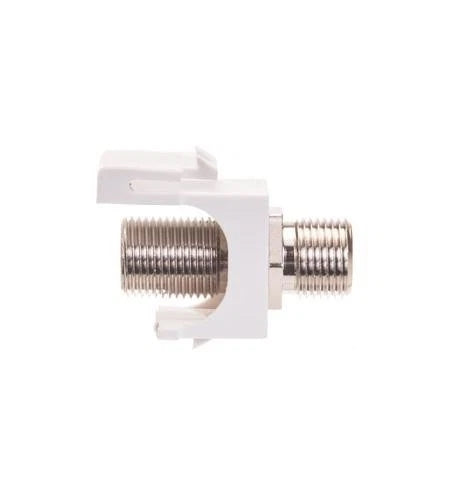 ICC ICC-IC107B5FWH MODULE- F-TYPE- NICKEL PLATED- WHITE