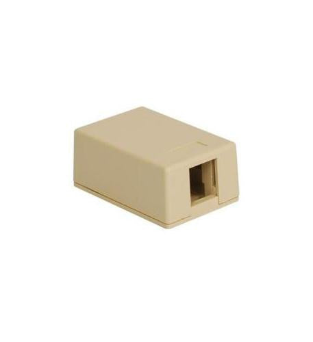 ICC ICC-IC107BC1IV SURFACE MOUNT BOX- 1-PORT- 25PK- IV