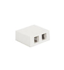 ICC ICC-IC107BC2WH SURFACE MOUNT BOX- 2-PORT- 25PK- WH