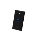 ICC ICC-IC107F01BK FACEPLATE- FLAT- 1-GANG- 1-PORT- BLACK