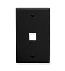 ICC ICC-IC107F01BK FACEPLATE- FLAT- 1-GANG- 1-PORT- BLACK