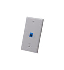 ICC ICC-IC107F01GY FACEPLATE- FLAT- 1-GANG- 1-PORT- GRAY