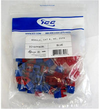 ICC ICC-IC107F6CBL MODULE- CAT 6- HD- 25PK- BLUE