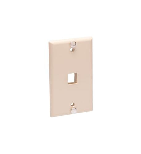 ICC ICC-IC107FFWIV WALL PLATE- PHONE- FLUSH- 1-PORT- IVORY