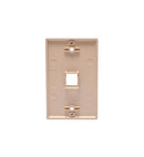ICC ICC-IC107FFWIV WALL PLATE- PHONE- FLUSH- 1-PORT- IVORY