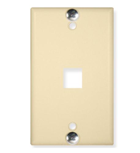 ICC ICC-IC107FFWIV WALL PLATE- PHONE- FLUSH- 1-PORT- IVORY
