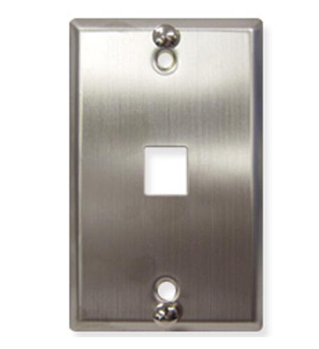ICC ICC-IC107FFWSS WALL PLATE- PHONE- FLUSH- 1-PORT- SS