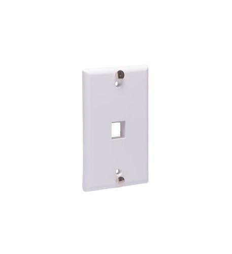 ICC ICC-IC107FFWWH WALL PLATE- PHONE- FLUSH- 1-PORT- WHITE