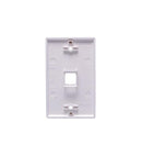 ICC ICC-IC107FFWWH WALL PLATE- PHONE- FLUSH- 1-PORT- WHITE