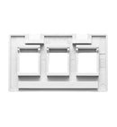ICC ICC-IC107FM3WH FACEPLATE- FURNITURE- 3-PORT- WHITE