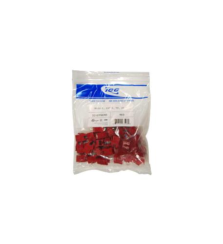 ICC ICC-IC107L6CRD MODULE- CAT 6- EZ- 25 PK- RED
