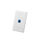 ICC ICC-IC107LF1WH FACEPLATE- OVERSIZED- 1-PORT- WHITE