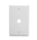 ICC ICC-IC107LF1WH FACEPLATE- OVERSIZED- 1-PORT- WHITE