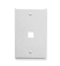ICC ICC-IC107LF1WH FACEPLATE- OVERSIZED- 1-PORT- WHITE