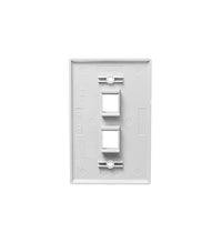 ICC ICC-IC107LF2WH FACEPLATE- OVERSIZED- 2-PORT- WHITE