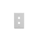 ICC ICC-IC107LF2WH FACEPLATE- OVERSIZED- 2-PORT- WHITE