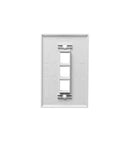 ICC ICC-IC107LF3WH FACEPLATE- OVERSIZED- 3-PORT- WHITE