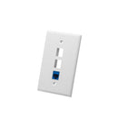 ICC ICC-IC107LF3WH FACEPLATE- OVERSIZED- 3-PORT- WHITE