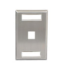 ICC ICC-IC107S01SS FACEPLATE- ID- STAINLESS- 1-GANG-1-PORT