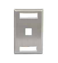 ICC ICC-IC107S01SS FACEPLATE- ID- STAINLESS- 1-GANG-1-PORT