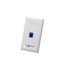ICC ICC-IC107S01WH FACEPLATE- ID- 1-GANG- 1-PORT- WHITE