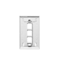 ICC ICC-IC107S03WH FACEPLATE- ID- 1-GANG- 3-PORT- WHITE