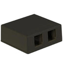 ICC ICC-IC107SB2BK SURFACE MOUNT BOX- 2-PORT- BLACK