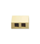 ICC ICC-IC107SB2IV SURFACE MOUNT BOX- 2-PORT- IVORY