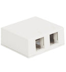 ICC ICC-IC107SB2WH SURFACE MOUNT BOX- 2-PORT- WHITE