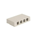 ICC ICC-IC107SB4WH SURFACE MOUNT BOX- 4 PORT- WHITE