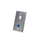 ICC ICC-IC107SF2SS FACEPLATE- STAINLESS STEEL-1-GANG-2-PORT